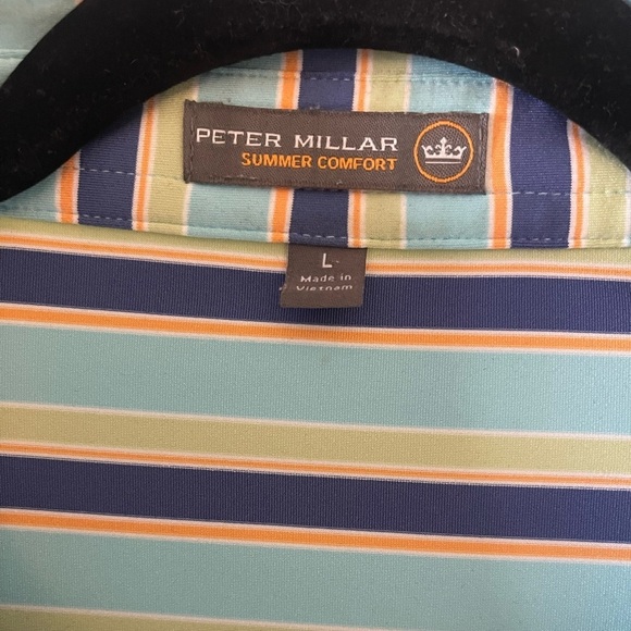 Peter Millar Summer Comfort polo shirt • Mens L - Picture 2 of 8